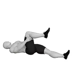 Hamstring Stretch demonstrated