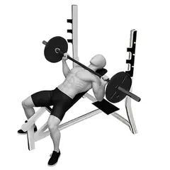 Barbell Incline Bench Press demonstrated