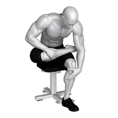 Seated Piriformis Stretch demonstrated